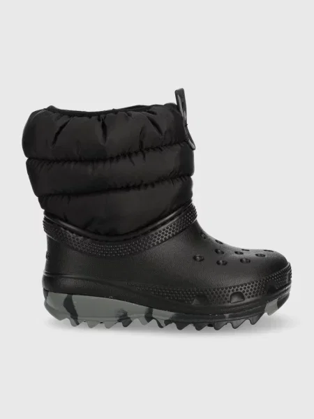 Crocs Detské snehule čierna