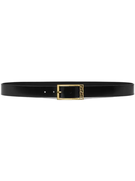 Curea Versace din piele negru