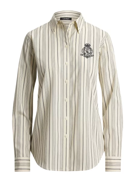 Lauren Ralph Lauren Bluză crem negru