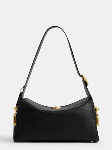 Geanta hobo Coach din piele negru