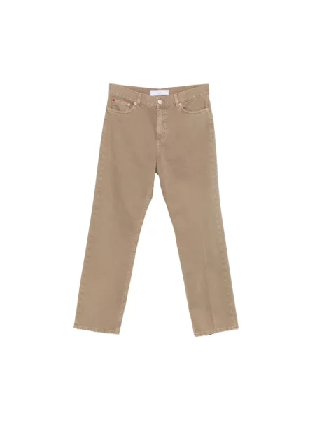 Jeansy straight leg Seafarer brązowe