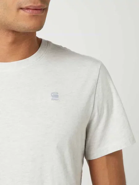 T-shirt o kroju regular fit z czystej bawełny G-star Raw biała
