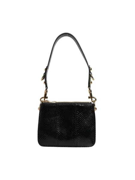 Kopertówka Dolce And Gabbana skórzana czarna