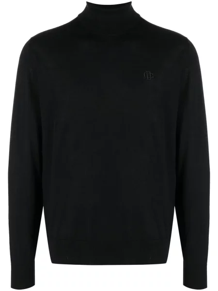 Pulover Dsquared2 cu broderie negru