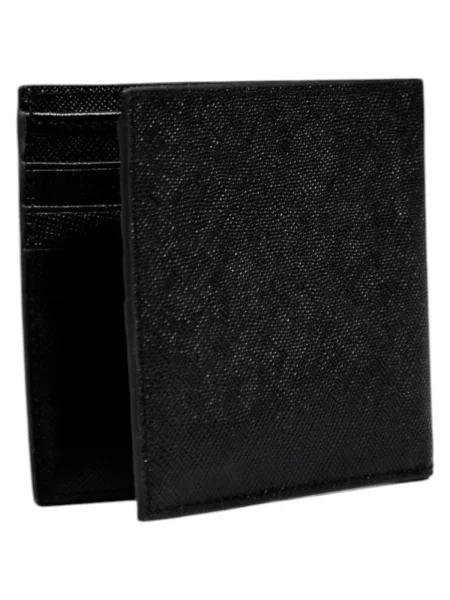 Portofel Eax din piele negru