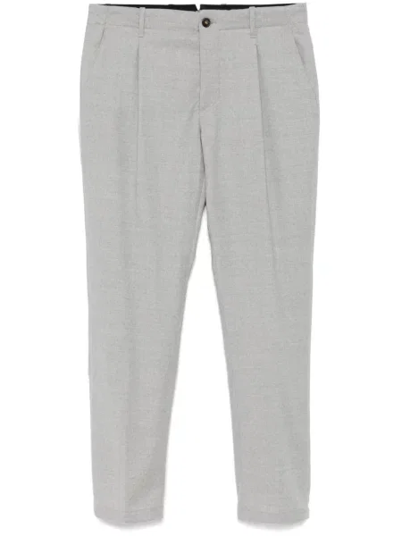 Plisované kalhoty Manuel Ritz šedé