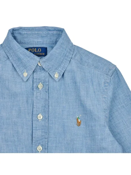 Cămașă copii Polo Ralph Lauren albastru