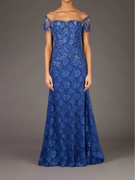 Rochie Georges Mak de costum albastru
