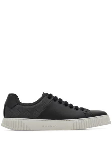 Sneakerși Ferragamo negru