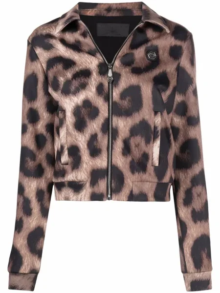 Geacă Philipp Plein cu imagine cu model leopard