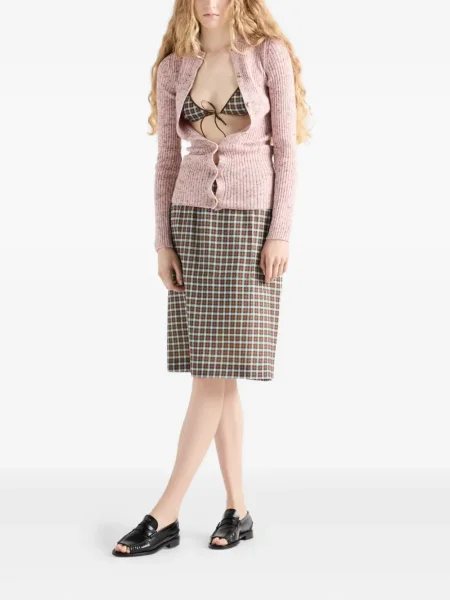 Cardigan Prada tricotate roz