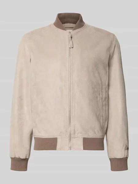 Bomberka z materiału skóropodobnego ze stójką Jack & Jones