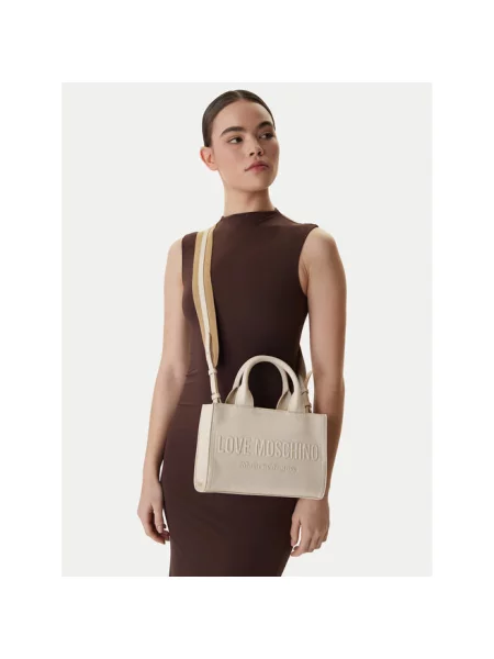 Torebka LOVE MOSCHINO beżowa