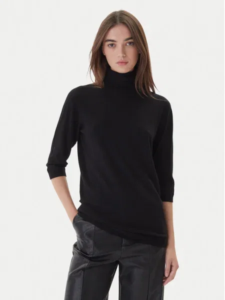 Kontatto Bluză cu gât negru