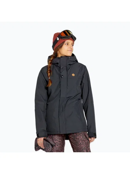 Női snowboard dzseki Volcom Bolt Insulated fekete. Méret: M fekete