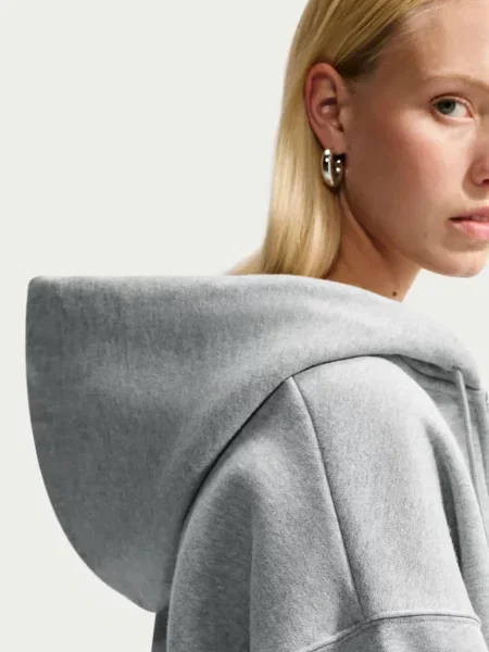 Nike Sportswear кофта на застібці з капюшоном з бавовною Studio Fleece