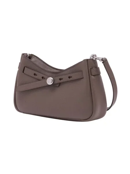 Top Tory Burch skórzany szary