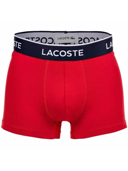 LACOSTE Boxeralsók tengerészkék / kobaltkék / piros fehér