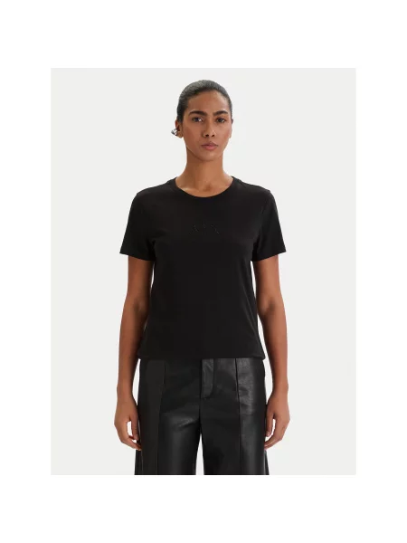 Armani Exchange T-shirt Regular Fit crna