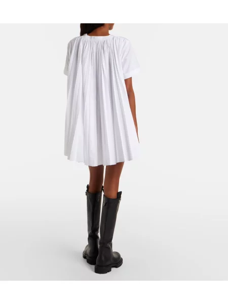 Rochie Sacai din poplin alb