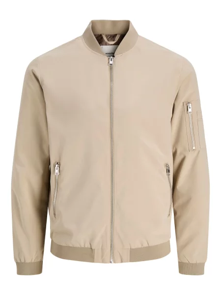 JACK & JONES Prechodná bunda JJRush kapučíno