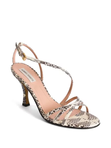 Sandale Alberta Ferretti cu bretele alb