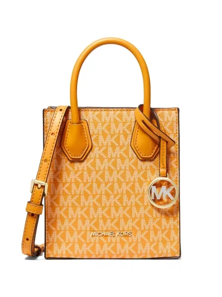 Body Michael Kors din piele portocaliu
