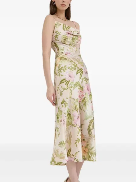 Rochie Guess cu model floral roz
