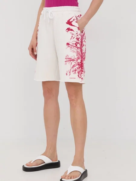 Red Valentino pantaloni scurti din roșu