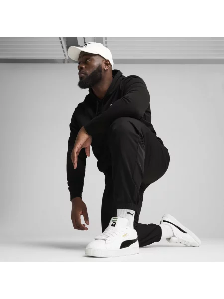PUMA tkane spodnie Essentials Odzież czarny
