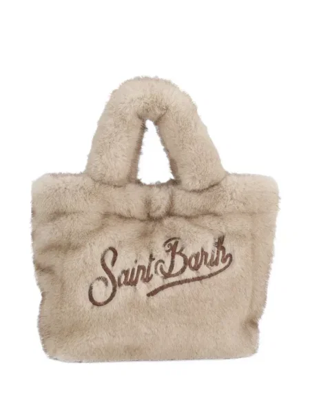 Geantă shopper Mc2 Saint Barth cu blană