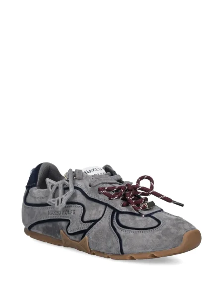 Sneakerși Naked Wolfe cu aplicații gri
