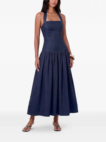 Rochie midi Nicholas albastru