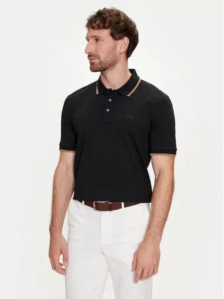 Polo majica Boss crna