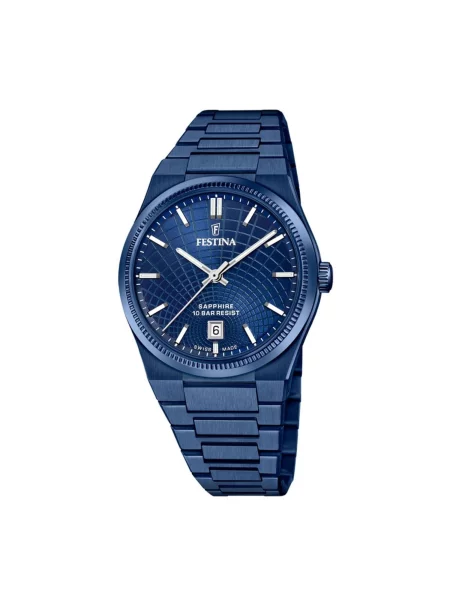 FESTINA Analogové hodinky Watch Rive Swiss Made' modrá