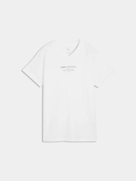 Футболка PUMA Class Tee комбінований верх білий