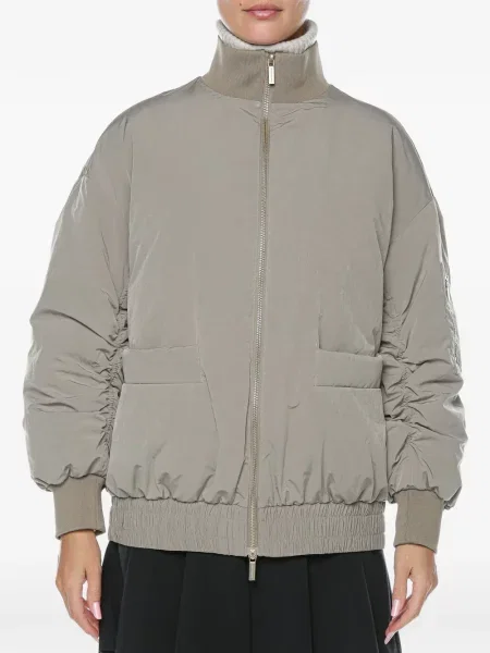 Geacă Armani Exchange cu volane maro