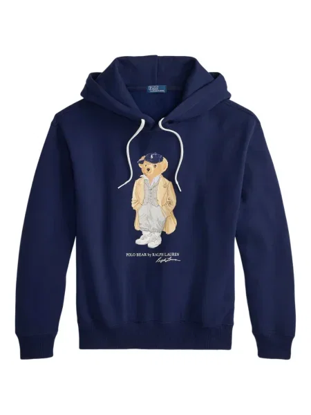 Slip de baie Polo Ralph Lauren alergare cu cordon cu imagine alb