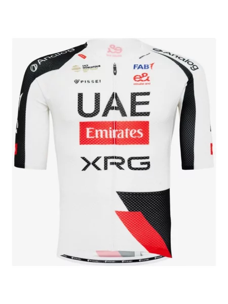 Koszulka rowerowa UAE Team Emirates XRG Magistrale Light z krótkim rękawem S biały