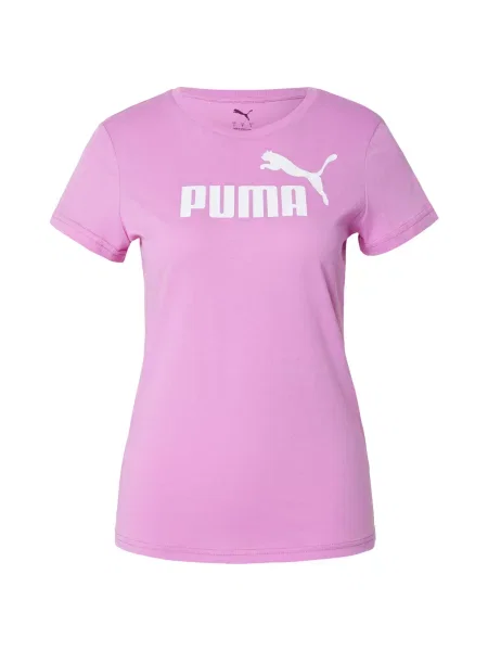 PUMA Tricou funcțional ESS No. 1 mov prună alb