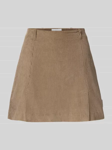 Spódnica mini o rozkloszowanym kroju z mieszanki bawełny model ‘ZALAIAA’ Armedangels