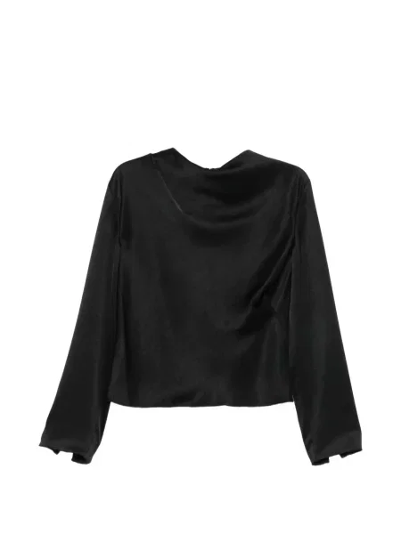Bluză Vince din satin negru