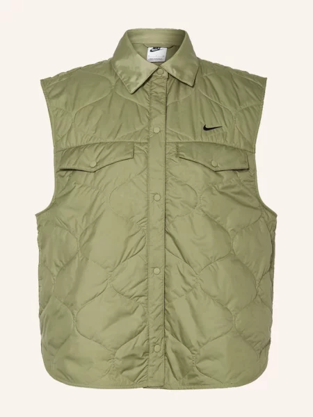 Kamizelka Nike bez rękawów pikowana zielona