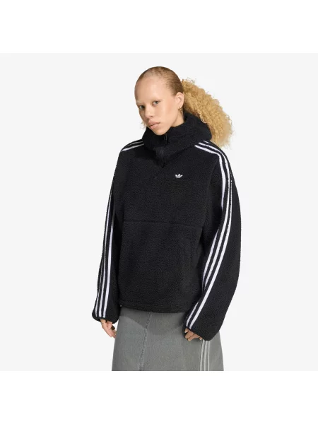 Fleecová bunda Adidas Originals čierna
