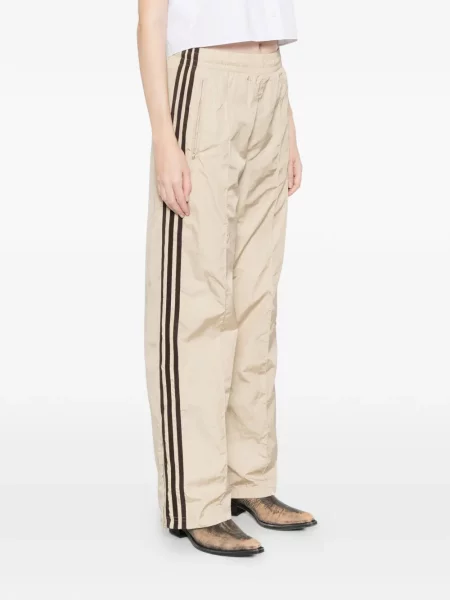 Kardigan Adidas z autografem do biegania w kratkę czerwony