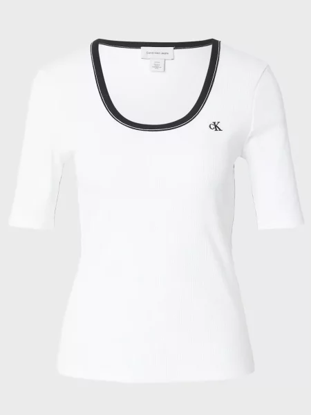 Дитяча футболка Calvin Klein Jeans біла