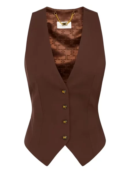 Vestă Elisabetta Franchi maro