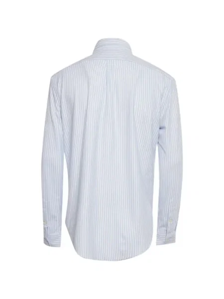 Карирана плетена риза Polo Ralph Lauren синьо