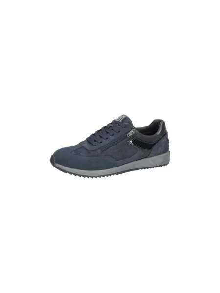 Sneakersy Waldläufer skórzane niebieskie
