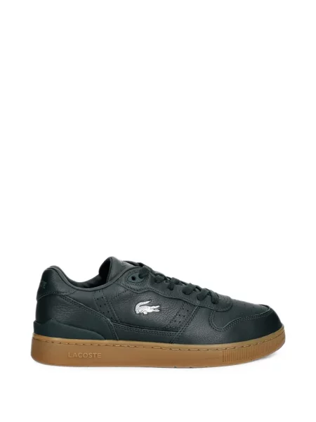 Sneakerși Lacoste din piele verde